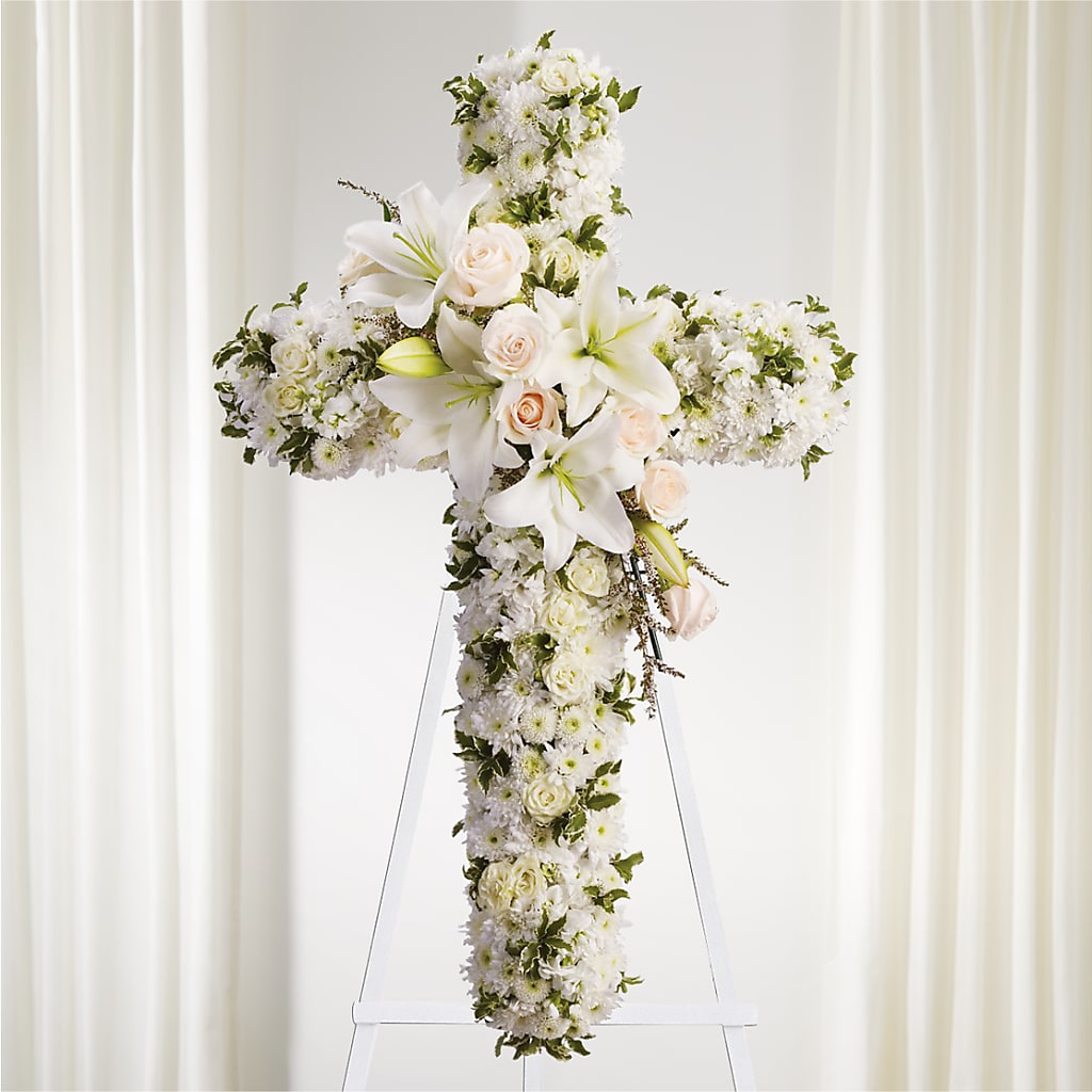 Spiritual Guidance Standing Spray –  Serenity Floral, Lake Geneva WI
