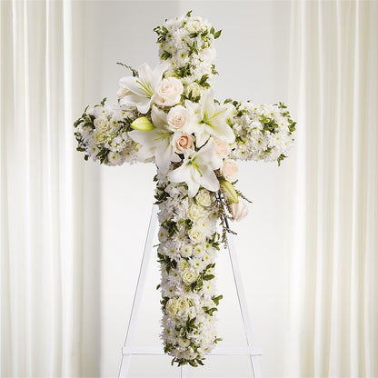 Spiritual Guidance Standing Spray –  Serenity Floral, Lake Geneva WI