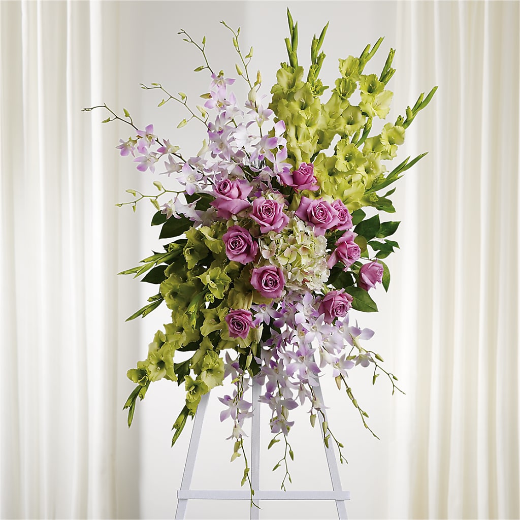 Lasting Legacy Standing Spray –  Serenity Floral, Lake Geneva WI