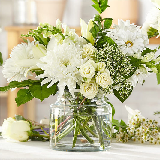 Classic Ivory – A Florist Original –  Serenity Floral, Lake Geneva WI