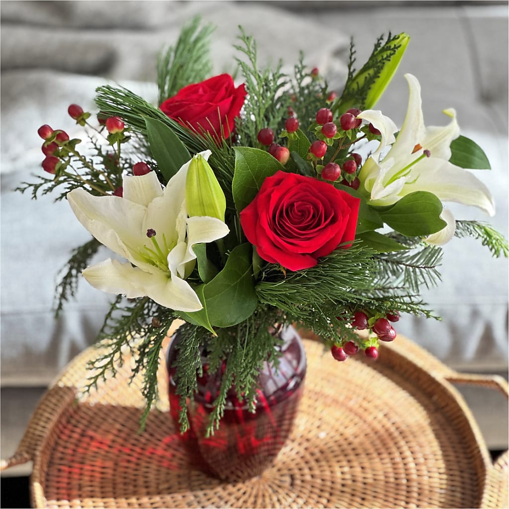 Evergreen Delight Bouquet –  Serenity Floral, Lake Geneva WI