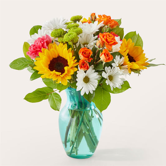 Sun-drenched Blooms Bouquet –  Serenity Floral, Lake Geneva WI