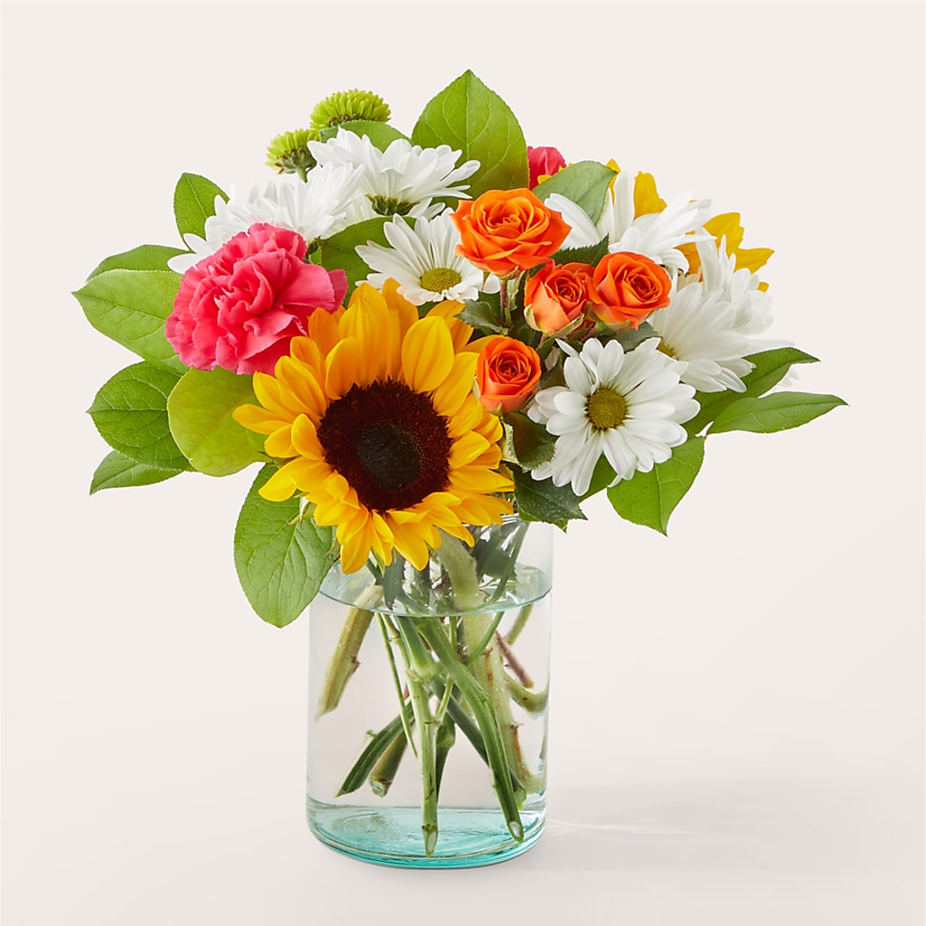 Sun-drenched Blooms Bouquet –  Serenity Floral, Lake Geneva WI