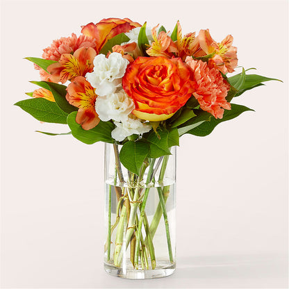 Apricot Glow Bouquet –  Serenity Floral, Lake Geneva WI