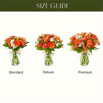 Apricot Glow Bouquet –  Serenity Floral, Lake Geneva WI
