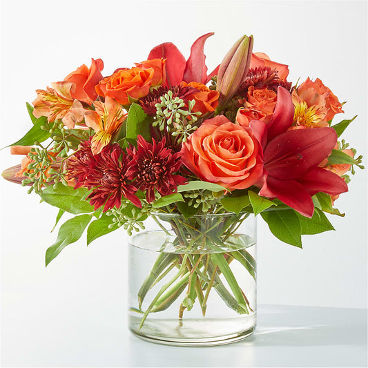 Crimson Leaves Bouquet –  Serenity Floral, Lake Geneva WI