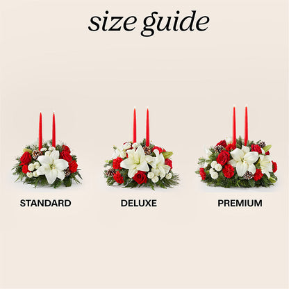 Seasonal Festivities Centerpiece –  Serenity Floral, Lake Geneva WI