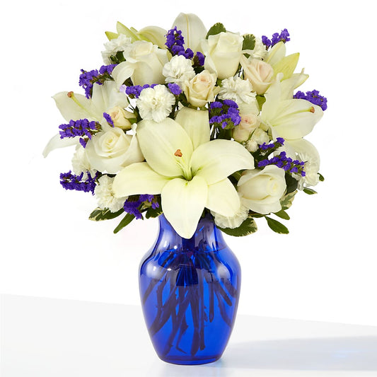 Sapphire Rush Bouquet –  Serenity Floral, Lake Geneva WI