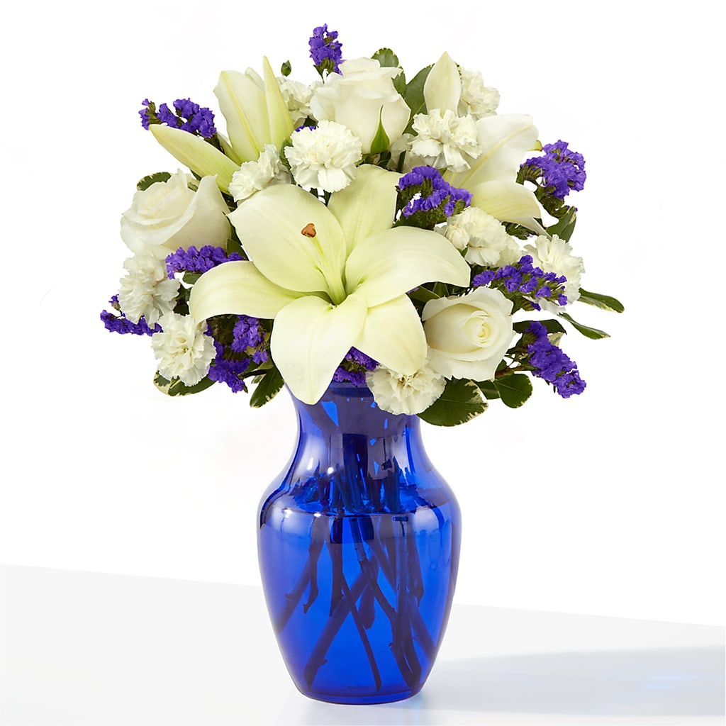 Sapphire Rush Bouquet –  Serenity Floral, Lake Geneva WI