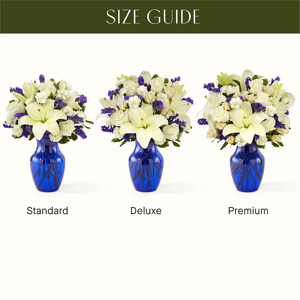 Sapphire Rush Bouquet –  Serenity Floral, Lake Geneva WI