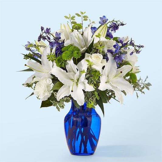 Santorini Bouquet –  Serenity Floral, Lake Geneva WI
