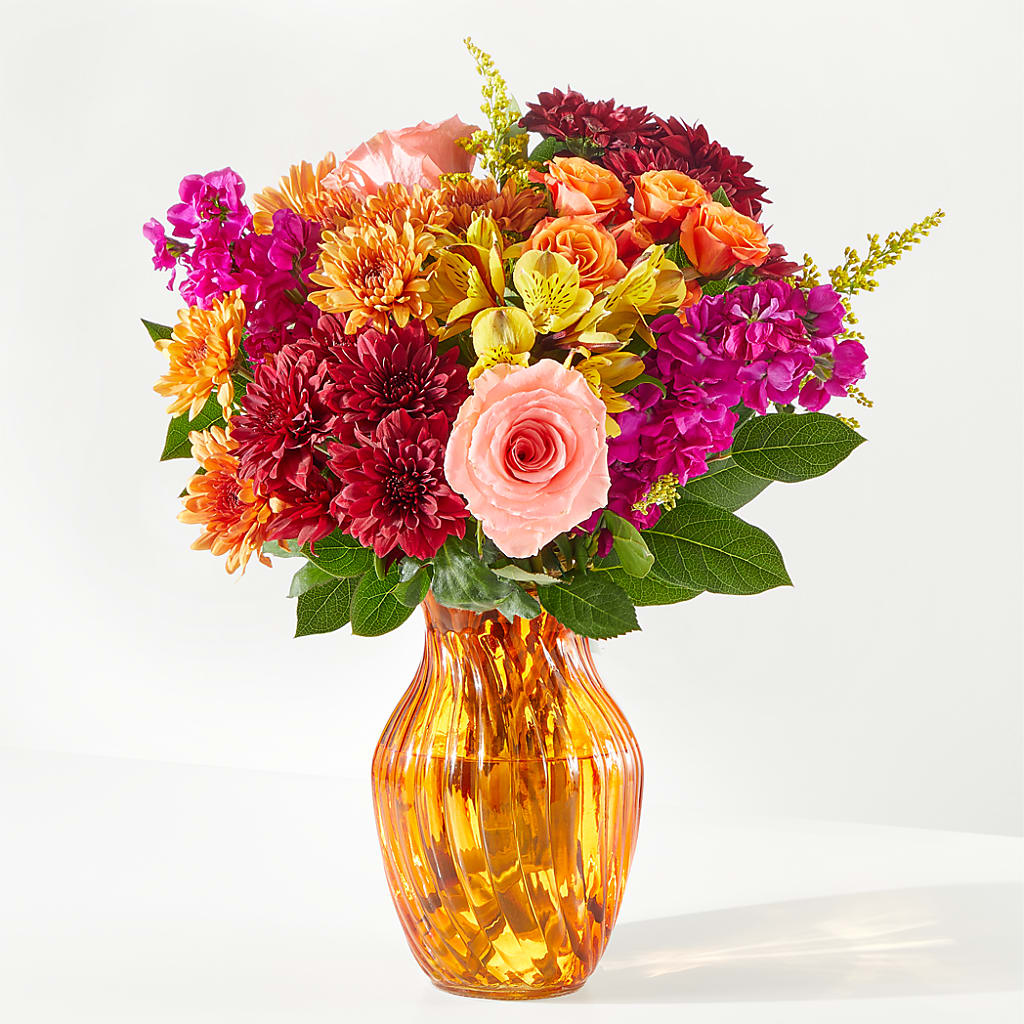 Amber Muse Bouquet –  Serenity Floral, Lake Geneva WI