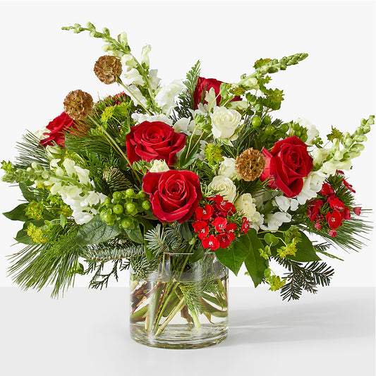 Deck the Halls Bouquet –  Serenity Floral, Lake Geneva WI
