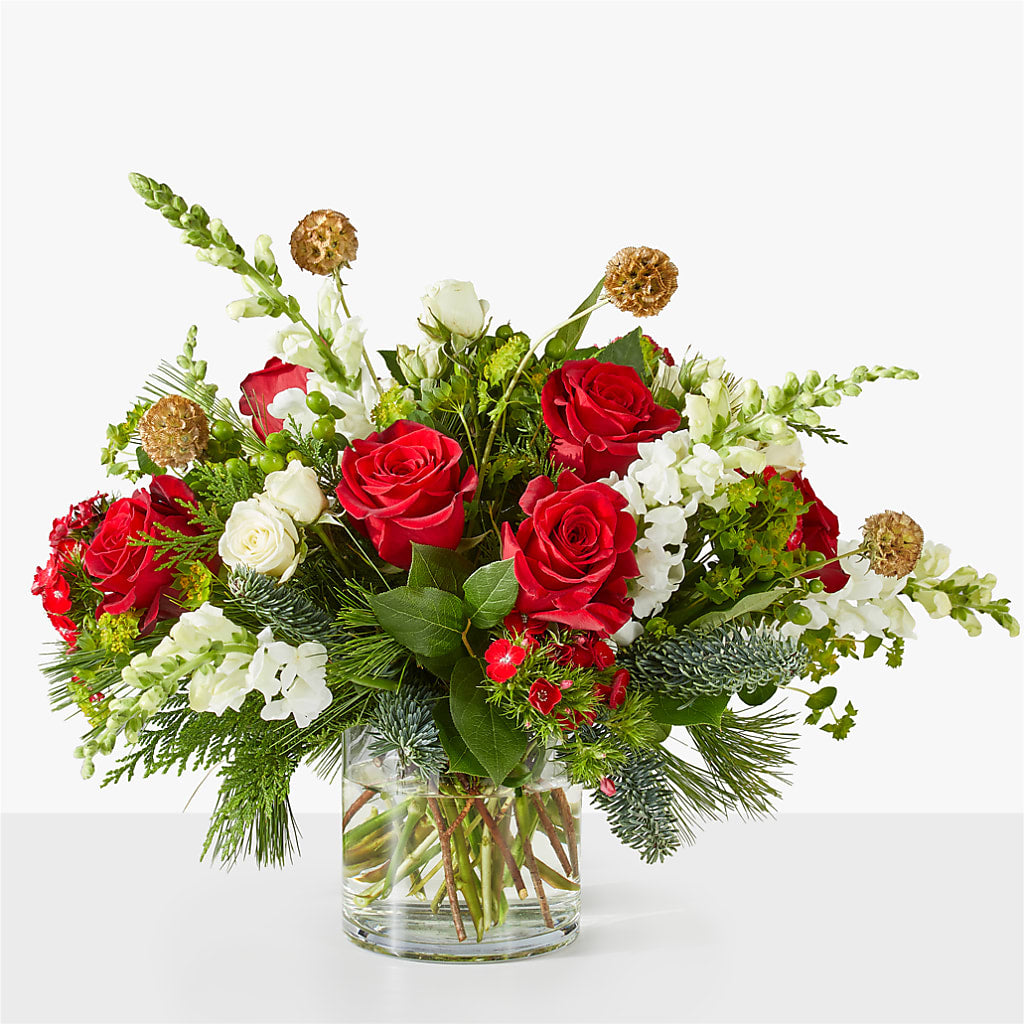 Deck the Halls Bouquet –  Serenity Floral, Lake Geneva WI