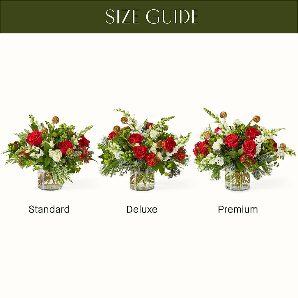 Deck the Halls Bouquet –  Serenity Floral, Lake Geneva WI