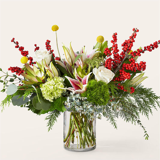 Berry & Bright Bouquet –  Serenity Floral, Lake Geneva WI