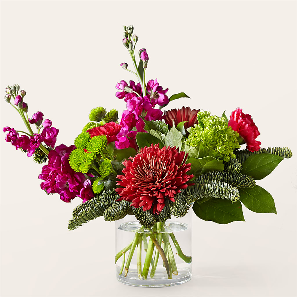All the Tinsel Bouquet –  Serenity Floral, Lake Geneva WI