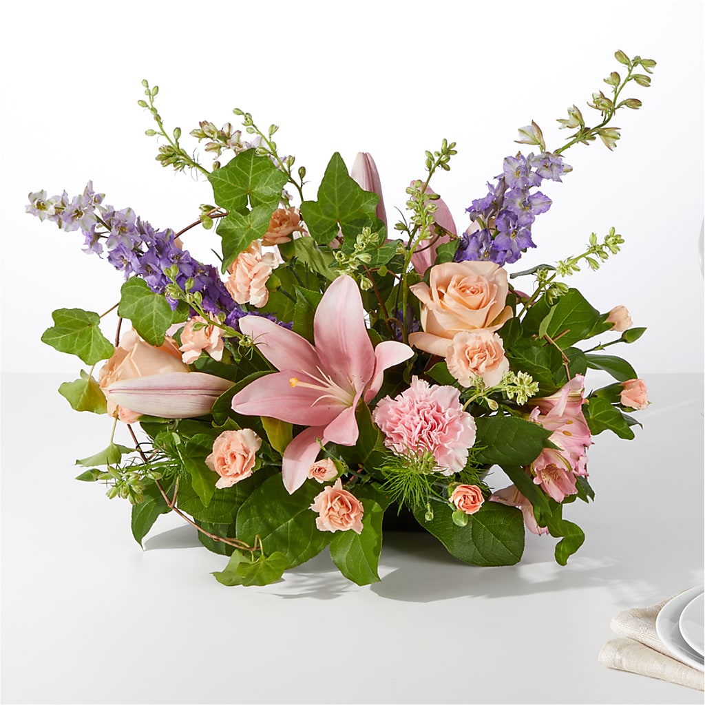 Blossom Time Centerpiece –  Serenity Floral, Lake Geneva WI