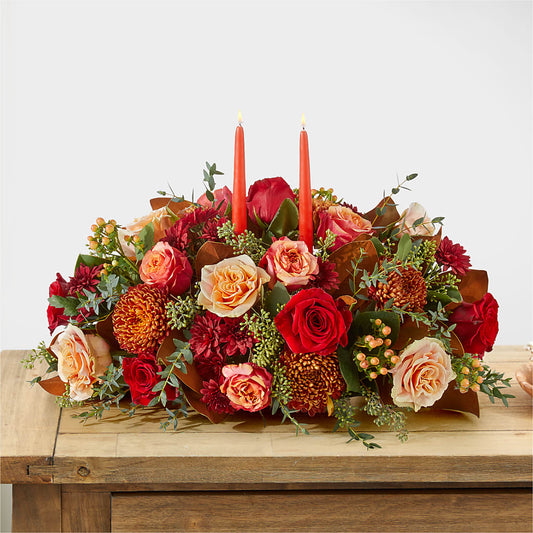 Gather Near Centerpiece –  Serenity Floral, Lake Geneva WI