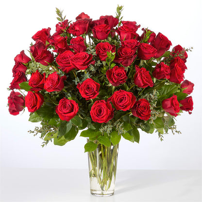 Forever Yours Fifty Stem Red Rose Bouquet –  Serenity Floral, Lake Geneva WI