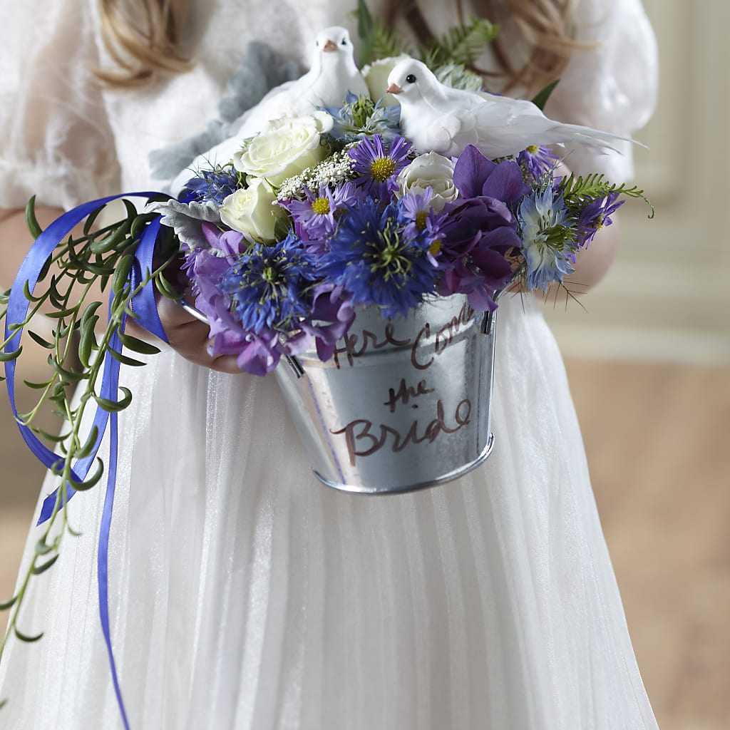 Enchantment Flower Girl Arrangement –  Serenity Floral, Lake Geneva WI