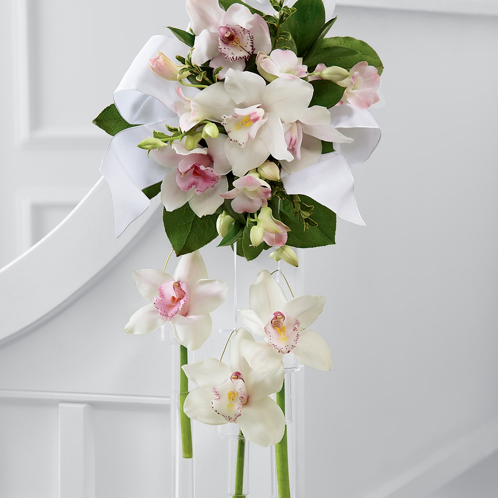 Perfect Entrance Pew Arrangement –  Serenity Floral, Lake Geneva WI