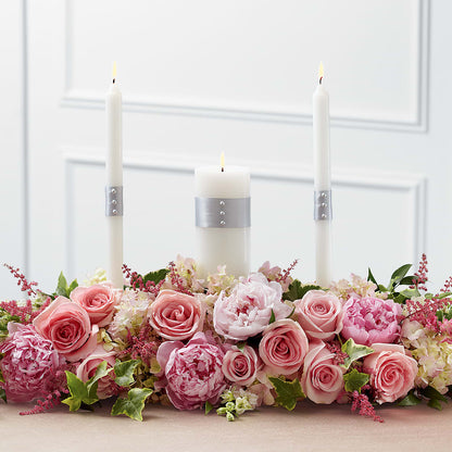 Worldwide Romance Unity Candle Arrangement –  Serenity Floral, Lake Geneva WI