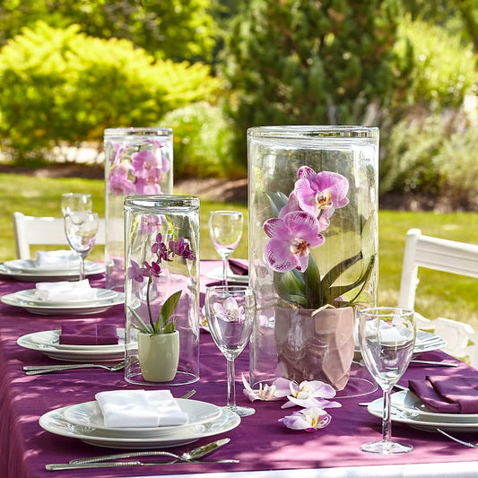 Dramatic Garden Centerpiece –  Serenity Floral, Lake Geneva WI