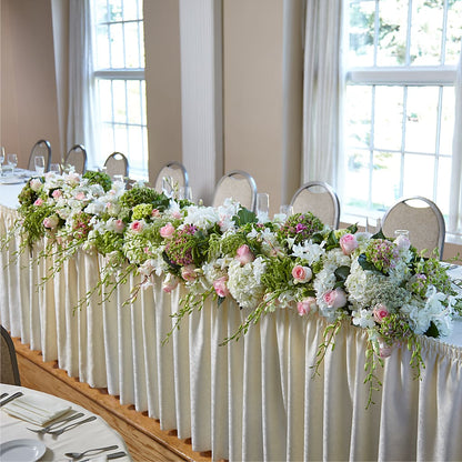 State of Joy Head Table Arrangement –  Serenity Floral, Lake Geneva WI