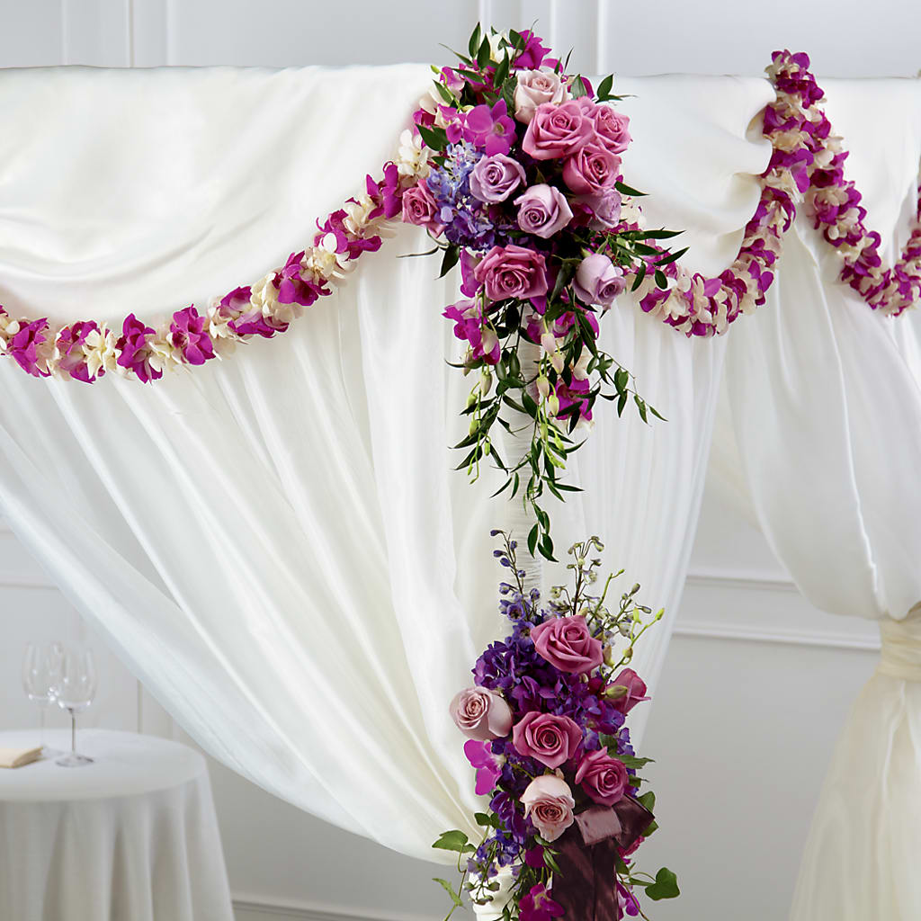 Color & Light Chuppah Decor –  Serenity Floral, Lake Geneva WI
