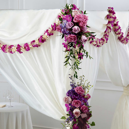 Color & Light Chuppah Decor –  Serenity Floral, Lake Geneva WI