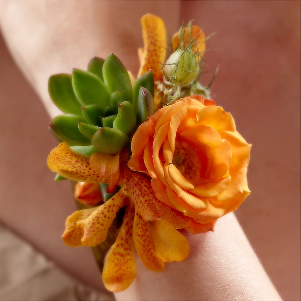 Irresistible Love Wrist Corsage –  Serenity Floral, Lake Geneva WI