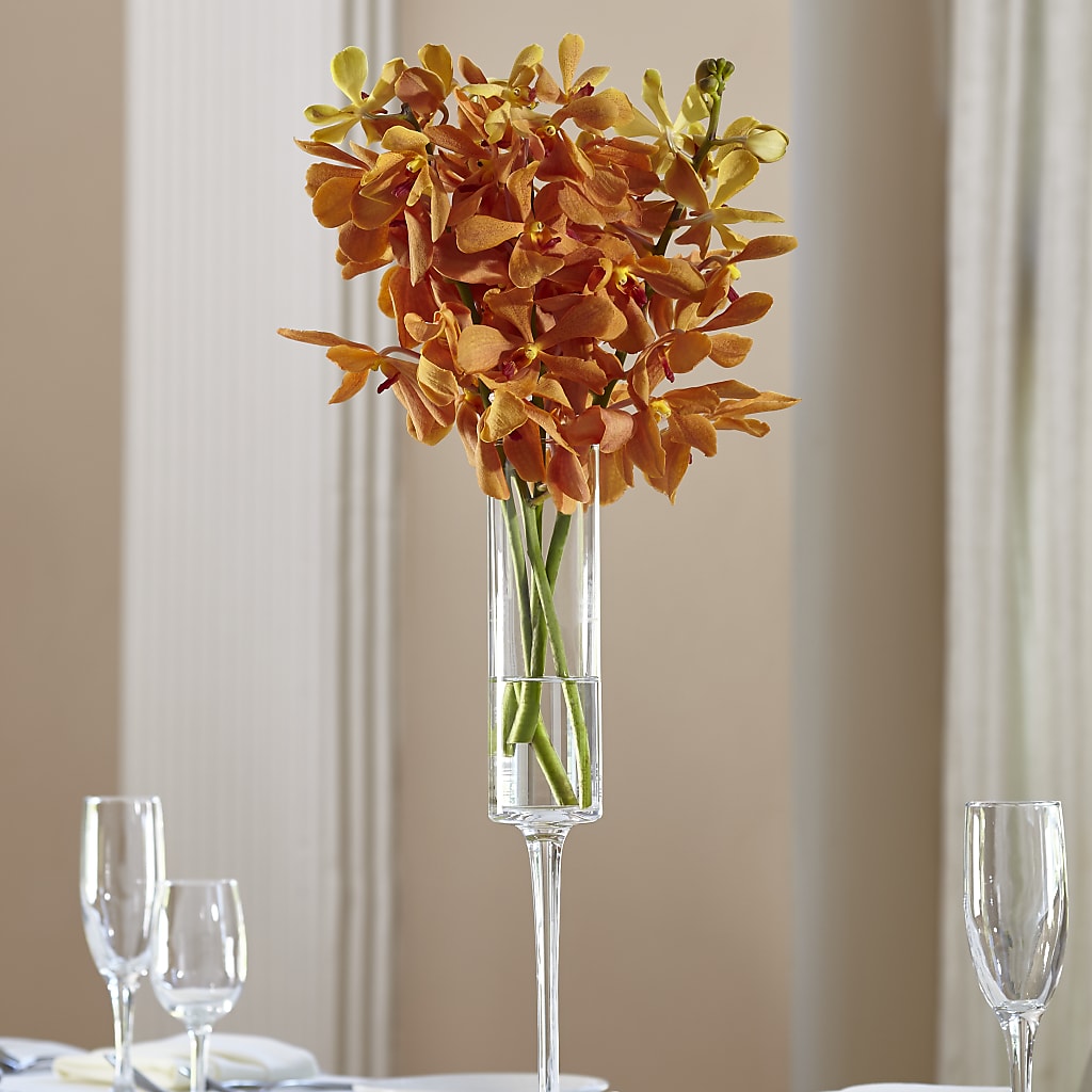 Orange Mokara Bouquet –  Serenity Floral, Lake Geneva WI