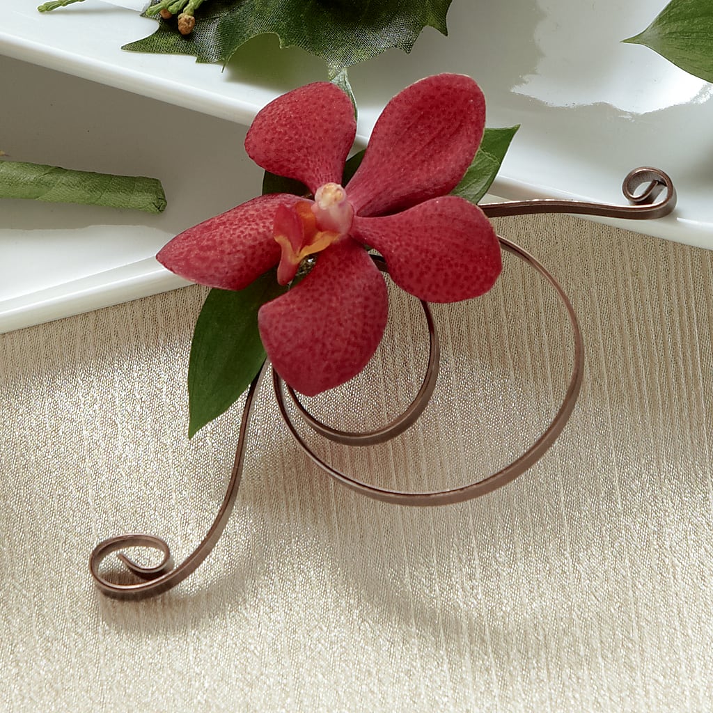 Red Mokara Boutonniere –  Serenity Floral, Lake Geneva WI